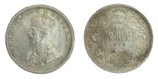 George V King, Half Rupee -1933