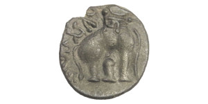 Sri Satakarni Elephant Potin Coin # lots 3