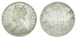 Victoria Empress, One Rupee - 1883