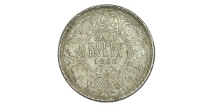 George V King Emperor, Half Rupee - 1926 # Lot 2