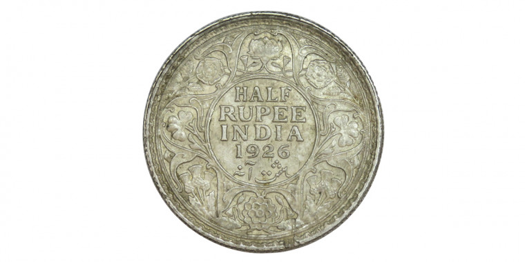 George V King Emperor, Half Rupee - 1926 # Lot 2