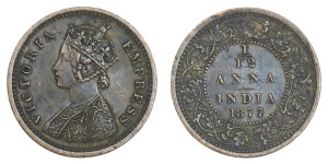 Victoria Empress, 1/12 Anna - 1877