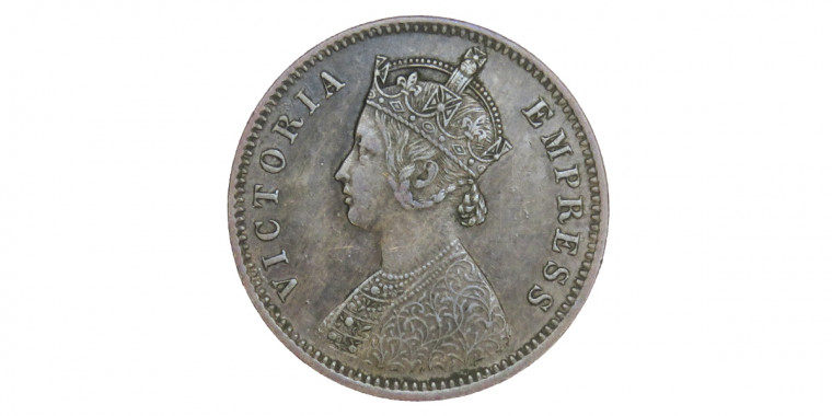 Victoria Empress, One Quarter Anna - 1884 # Lot 7