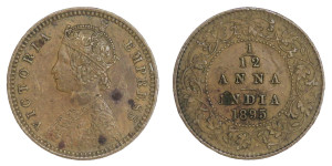 Victoria Empress, 1/12 Anna - 1895