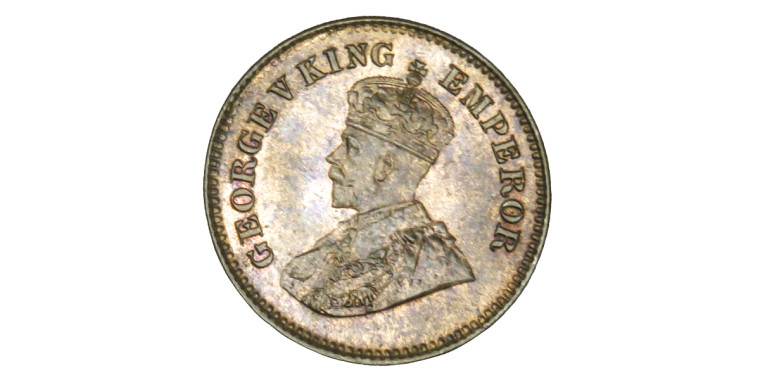 George V King Emperor, 1/2 PICE -1917