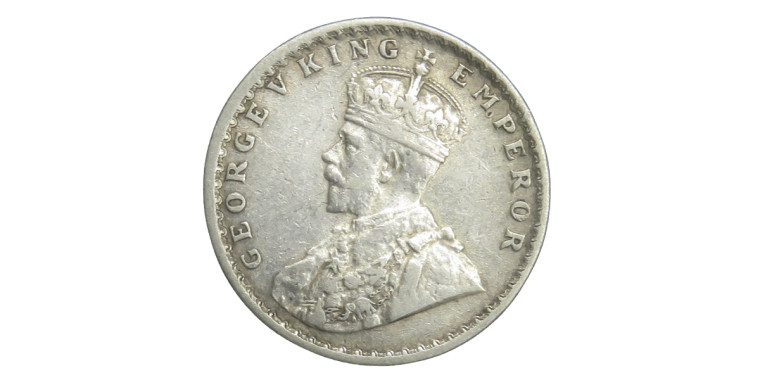 George V King Emperor, Half Rupee - 1913 # Lot 3