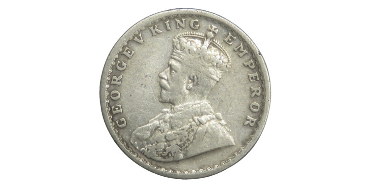 George V King Emperor, Half Rupee - 1913 # Lot 2