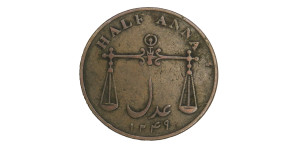 East India Company, Half Anna – 1834 # Lot 4