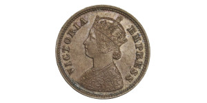 Victoria Empress, 1/2 PICE - 1897 # Lot 2