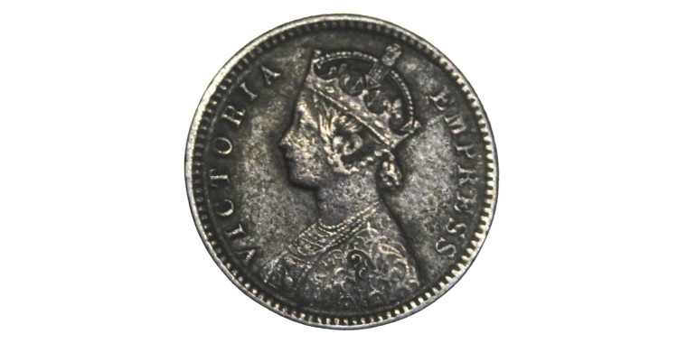 Victoria Empress, 1/12 ANNA -1877 # Lot 4