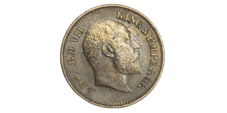 Edward VII King Emperor, 1/2 PICE - 1908