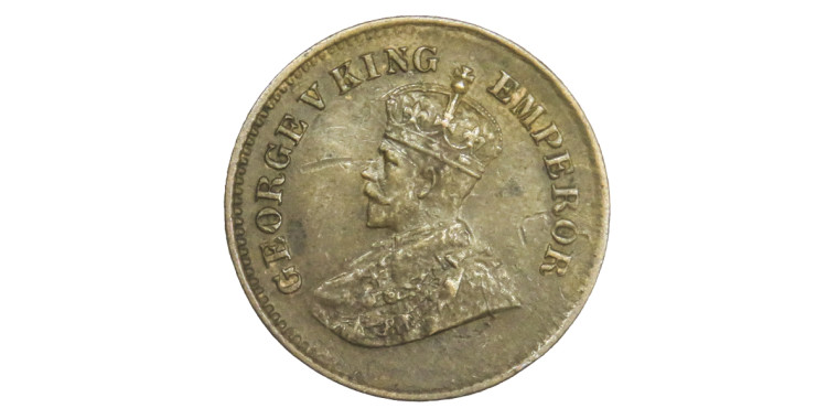 George V King Emperor, 1/2 PICE - 1925 # Lot 4