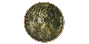 Victoria Empress, One Quarter Anna -1875 # lots 8