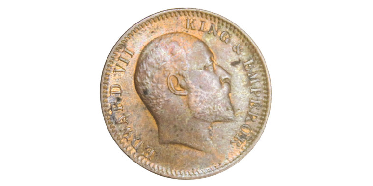 Edward VII King & Emperor, One Quarter Anna - 1905 # Lot 2