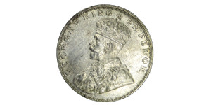 George V King Emperor, Half Rupee - 1928 # Lot 1