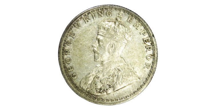 George V King Emperor, Half Rupee - 1912 # Lot 5