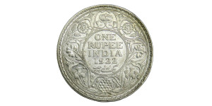 George V King Emperor, One Rupee - 1922