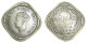 George VI King Emperor, 2 Annas Lahore Mint- 1944