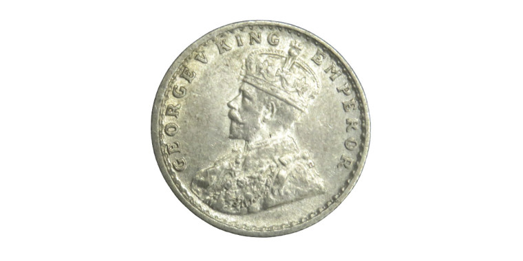 George V King, 1/4 Rupee - 1930