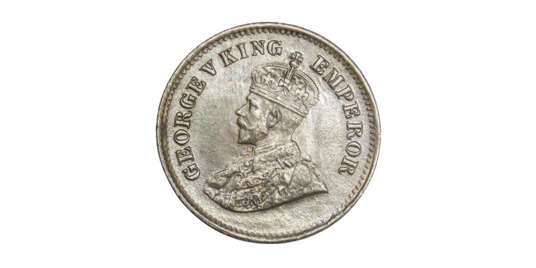 George V King Emperor, 1/2 PICE -1924 # Lot 4