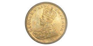 George V King, One Quarter Anna -1929 # Lot 2