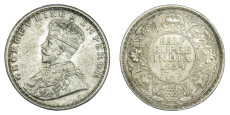 George V King Emperor, Half Rupee - 1934