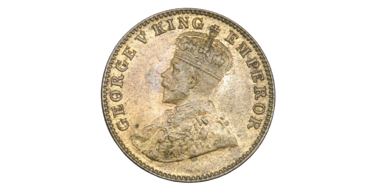 George V King, One Quarter Anna-1924 # lots 8