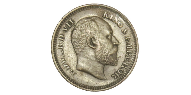 Edward VII King & Emperor, 1/2 PICE - 1910 # Lot 7