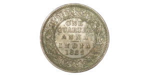 Victoria Empress, One Quarter Anna - 1882 # lots 26