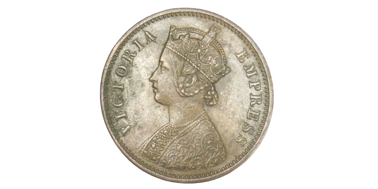 Victoria Empress, One Quarter Anna - 1882 # lots 26