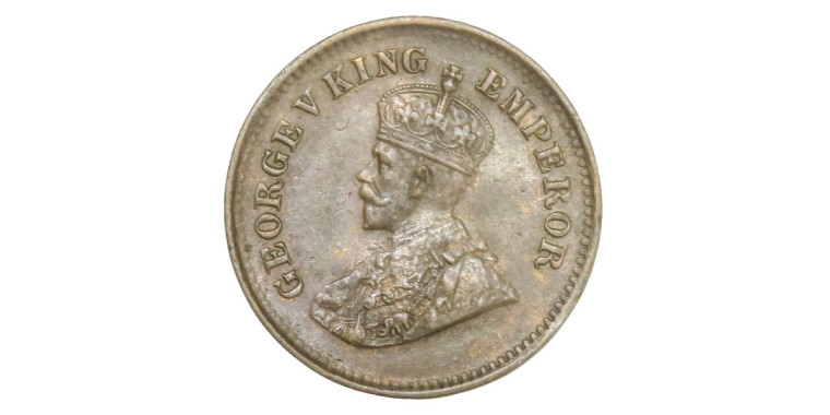 George V King Emperor, 1/2 PICE -1913 # Lot 4