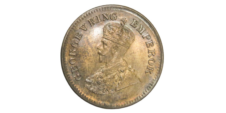 George V King Emperor, 1/2 PICE - 1928