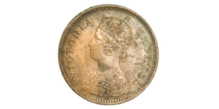 Victoria Empress, 1/2 PICE - 1894 # Lot 3