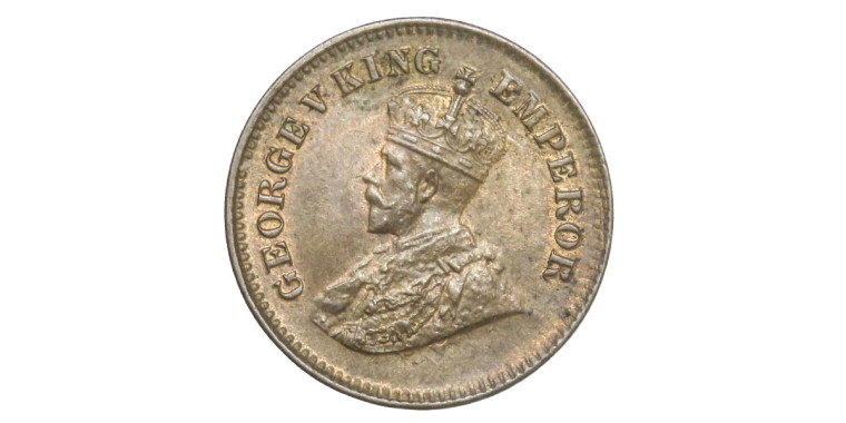 George V King Emperor, 1/2 PICE -1924 # Lot 7