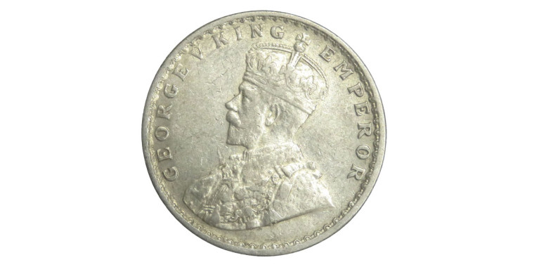 George V King Emperor, Half Rupee - 1925 # Lot 4