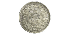 George V King Emperor, Half Rupee - 1927