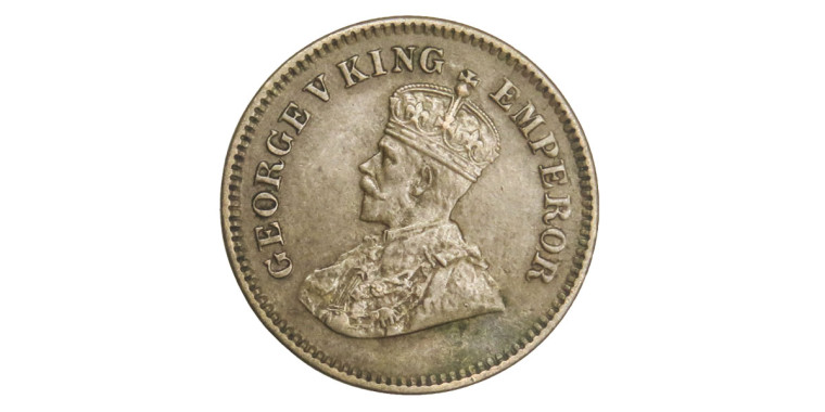 George V King Emperor, 1/2 PICE - 1925 # Lot 9