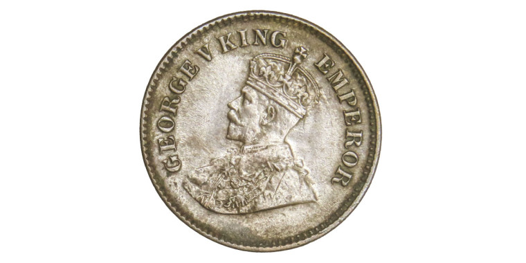 George V King Emperor, 1/2 PICE - 1925 # Lot 10