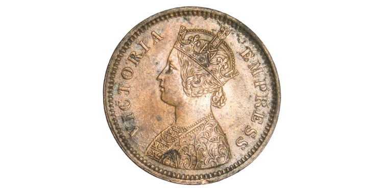 Victoria Empress, 1/2 PICE - 1894 # Lot 12