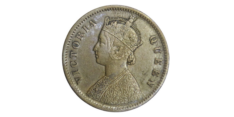 Victoria Empress, One Quarter Anna -1876 # Lots 12