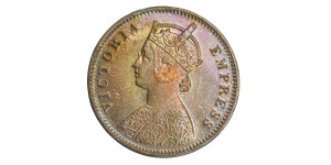 Victoria Empress, One Quarter Anna -1883 # lots 28