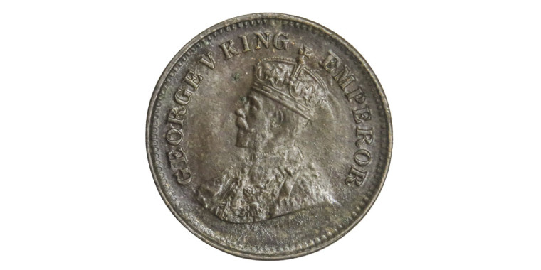 George V King Emperor, 1/2 PICE -1924 # Lot 8