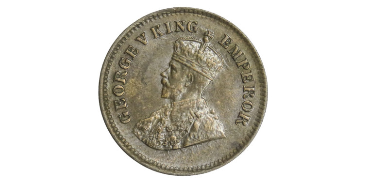 George V King Emperor, 1/2 PICE - 1921 # Lot 1