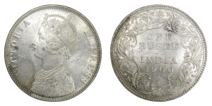 Victoria Empress, One Rupee - 1900