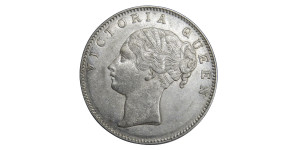 Victoria Queen, One Rupee - 1840 # Lot 11