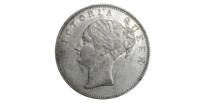 Victoria Queen, One Rupee - 1840 # Lot 13