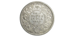 George V King Emperor, Half Rupee - 1930 # Lot 2