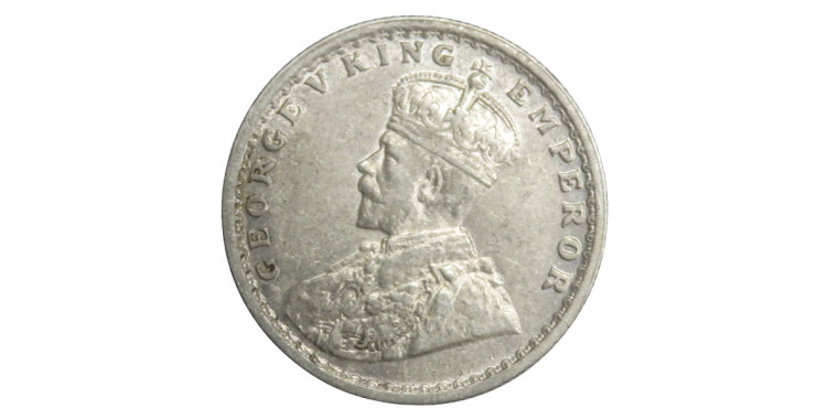 George V King Emperor, Half Rupee - 1921 # Lot 2