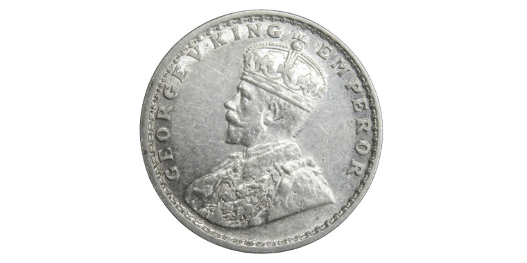 George V King Emperor, Half Rupee - 1929 # Lot 3