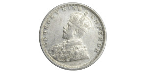 George V King Emperor, Half Rupee - 1927 # Lot 2